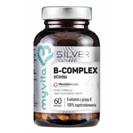 MyVITA SILVER B-COMPLEX 100% 60kapsułek