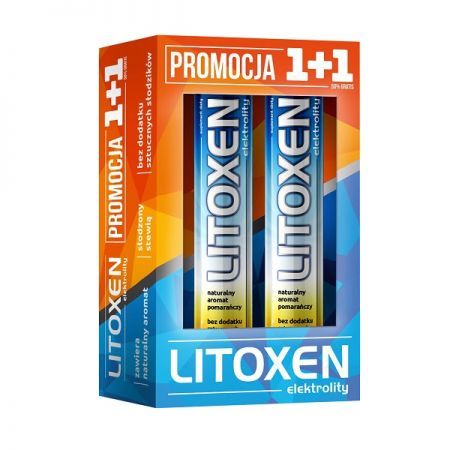 XeniVIT LITOXEN 1+1 zestaw promocyjny 2x20 tabletek musujących