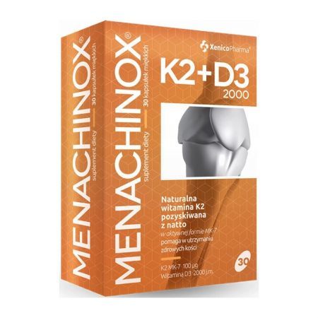 XeniVIT MENACHINOX K2+D3 2000 30 kapsułek