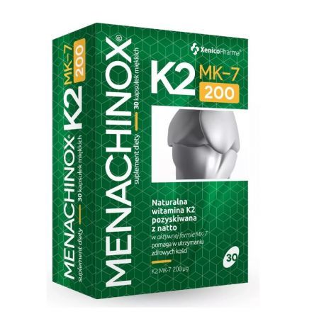 XeniVIT MENACHINOX K2 MK-7 200 30 kapsułek